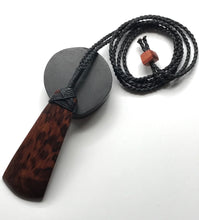 Load image into Gallery viewer, Snakewood Adze Pendant, Hand-carved from Snakewood
